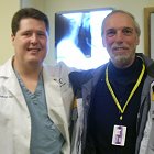 Paul Casazza and Orthopaedic surgeon Russell Brummett, of Concord Orthopaedics PA.
