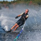 Waterskiing on New Hampshire's Lake Winnipesaukee is a favorite pasttime of Paul Casazza.