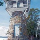 Spindle Point Lighthouse on Lake Winnipesaukee, Meredith NH. Photograph by Ken Williams.